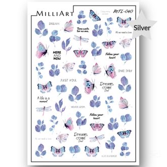 Слайдер-дизайн MilliArt Nails Металл MTL-040