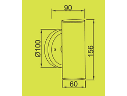 Архитектурный светильник серии  TUBE ST 5108