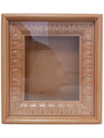 Киот деревянный с резной рамой для иконы формата 13х16см