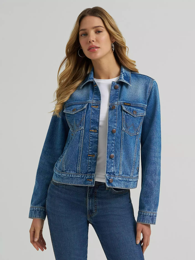 Куртка Wrangler® Women's Western Unlined Denim Jacket