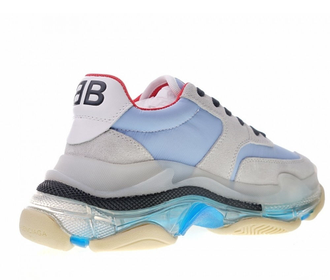 Blue yellow balenciaga triple s sales