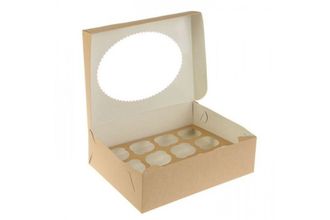 Упаковка для капкейков ECO MUF 12 (330*250*100 мм)