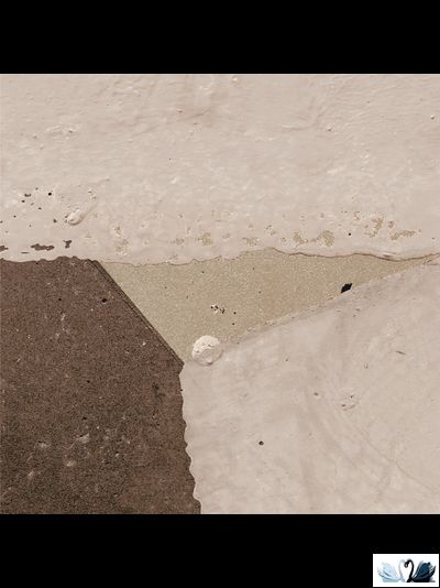 Керамогранит Simpolo Scs Arti Beige 19,8х19,8 см с орнаментом