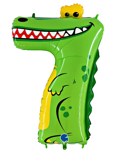 Фольгированная цифра - "Забавные животные"