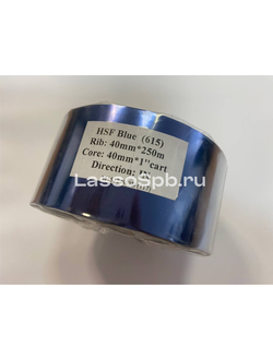 Трансферная поталь рулон Синий Blue 4 см * 250 м