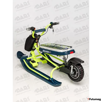 Детский Электроснегокат BARS Зеленый