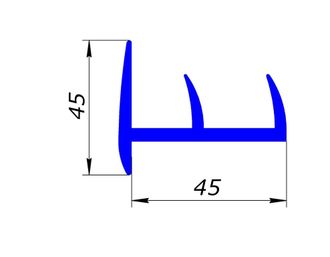 15 МЕТРОВ УПЛОТНИТЕЛЬ ДВЕРИ ФУРГОНА 45ММ
