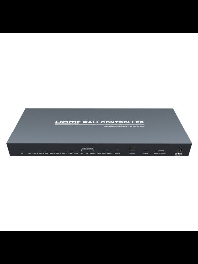 DE/VT-VW33 Контроллер видеостены 4К 3x3 (9 выходов для мониторов 4К) с входом HDMI/DP/Type-C и поворотом на 180 градусов