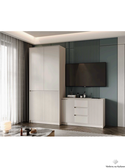 Мирен КМ-003 комод Кашемир/Моно керамика (МДФ)