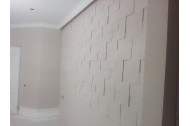 Смонтированные и покрашенные панели