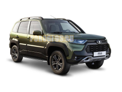 Пороги Premium для Lada Niva Travel 2021-