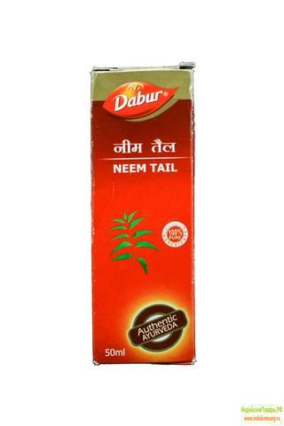Аюрведическое масло "Ним" от кожных заболеваний, производитель ДАБУР (Neem Tail (Oil), DABUR) 60 мл