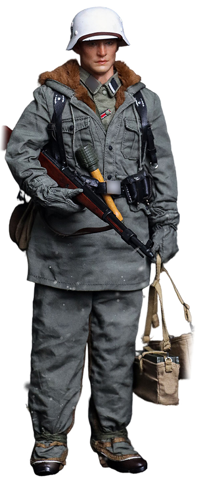 ПРЕДЗАКАЗ - Немецкий панцергренадер - Коллекционная фигурка 1/6 WWII LAH Division Panzergrenadier 1943 (UD9052) - UJINDOU ?ЦЕНА: 23300 РУБ.?