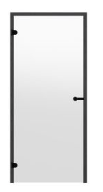 HARVIA Двери стеклянные 7/19 Black Line коробка сосна, прозрачная D71904BL купить в Ялте