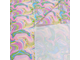 Ткань Оксфорд принт 210d розовая абстракция