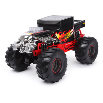 Hot Wheels Машина РУ 1:10 Monster Truck Bone Shaker Черный, 61050