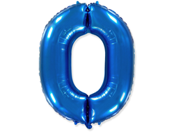 Фольгированная цифра-Синяя