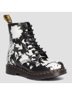 Dr Martens Pascal Floral черно-белые