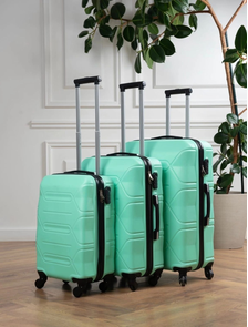 Чемодан средний Top Travel ABS M мятный