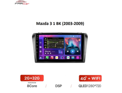 Штатная магнитола FarCar для Mazda 3 1 BK (2003-2009) на Android 12