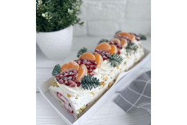 Меренговый рулет "Праздничный"