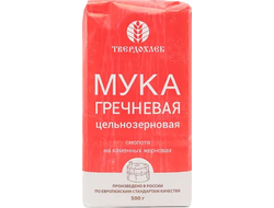 Мука гречневая, цельнозерновая, 500г (Твердохлеб)