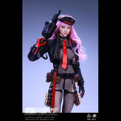 Рапи (Goddess of Victory: NIKKE) - Коллекционная фигурка 1/6 Battle Angel Series Part One Black Fire Mirabelle Rose (BG-001) - POPTOYS x COLOUR STUDIO