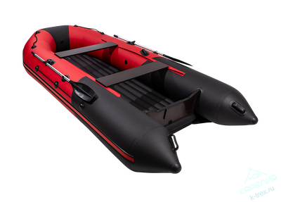 Лодка ПВХ Мастер Лодок Таймень NX4000НДНД Pro Красный / Черный