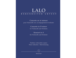 Lalo, Edouard Concerto for Violoncello and Orchestra D minor