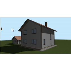 Двухэтажный дом с четырьмя спальнями 165м² (S44)