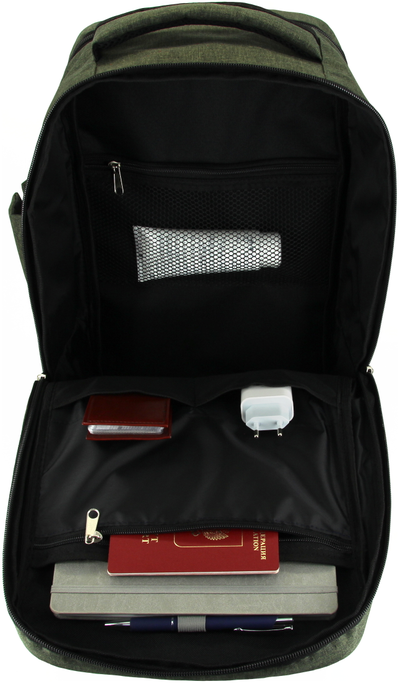 Рюкзак Сумка Чемодан ручная кладь 40x20x25 Optimum Ryanair RL, хаки