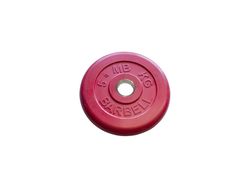 Диск обрезиненный красный 31 мм MB BARBELL 5 кг в Воронеже