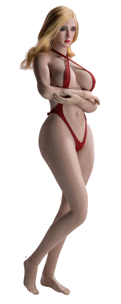 Супер-подвижное бесшовное женское тело с головой (ТЕЛОИД) 1/6 PLLB2020-S53  Super Flexible Seamless Female Body Figure - PHICEN (TBLeague)
