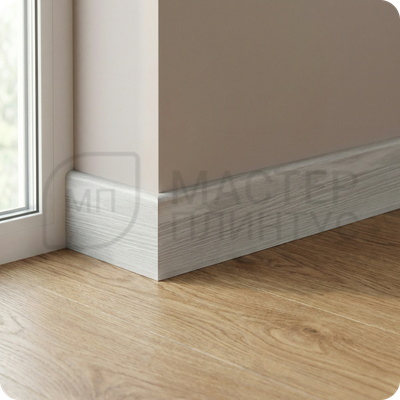 Плинтус МДФ TeckWood 80х10х2150 мм. Дуб седой