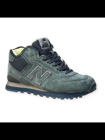 New Balance 574 Grey Moss С Мехом