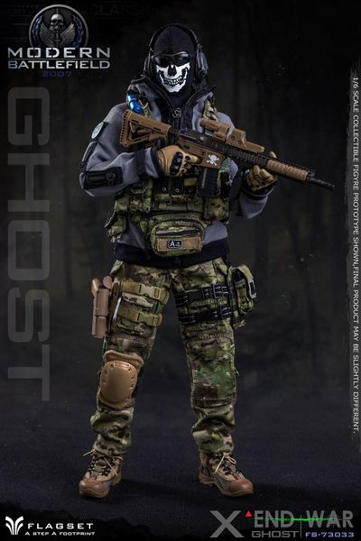 Саймон "Гоуст" Райли (Призрак, Ghost, Call of Duty Modern Warfare II) КОЛЛЕКЦИОННАЯ ФИГУРКА 1/6 scale END WAR GHOST (FS-73033) - FLAGSET