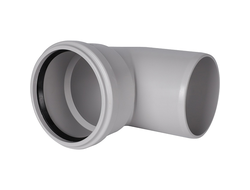 Отвод канализационный STOUT D 110х87,5° бесшумный (Арт. SKB-0008-011087)