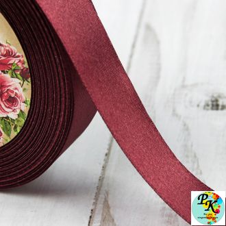 ЛЕНТА АТЛАСНАЯ СПЕЛАЯ ВИШНЯ 0,5 СМ
