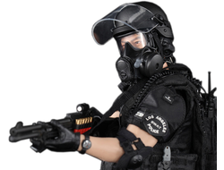Боец SWAT - Коллекционная фигурка 1/6 LAPD SWAT 3 "Takeshi Yamada" (MA1008) - DID