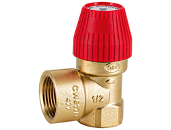 Предохранительный клапан STOUT для отопления 3 бар 1/2х3/4, красный (Арт. SVS-0010-003015)