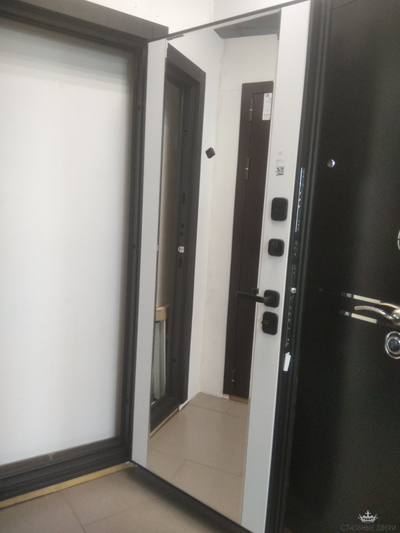 Ника Зеркало Фацет Эммалит белый