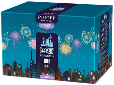 Батарея салютов ВАРЯГ (1" / 88 залпов)