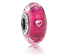 Пандора шарм муранское стекло любовь Артикул: 791664PCZ