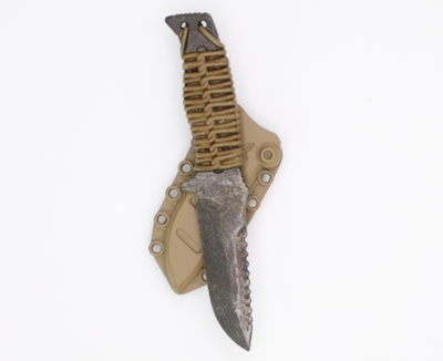 Боевой нож с ножнами 1/6 (78097) - DAMTOYS