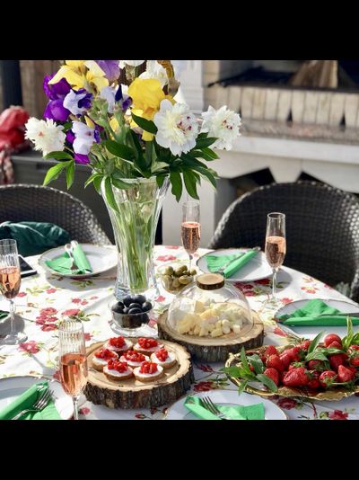 спил со стеклянным клошем S