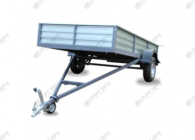 Прицеп двухосный РУСИЧ 325Д/ 3200 х 1500 мм / 750 кг / окрашенный