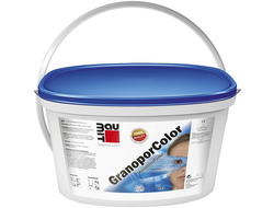 Краска фасадная полимерная BAUMIT GranoporColor Белая база 14 л/22,4 кг