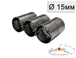 МАГНИТНАЯ ЗАСТЁЖКА "ЦИЛИНДР" -15мм - ЧЁРНЫЙ