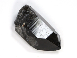 Морион (черный хрусталь), дымчатый кварц, кристалл, Башкирия (39*19*16 мм, 18 г) №23440