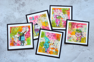 ФП штамп "Лягушка с битой"